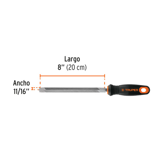 Lima triangular 8 Truper - 2