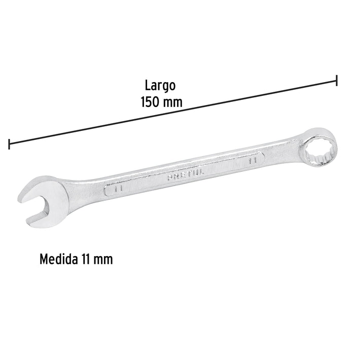 Llave mixta 11 mm Pretul - 2