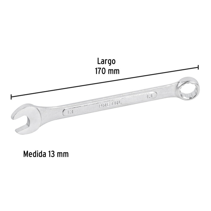 Llave mixta 13 mm Pretul - 2