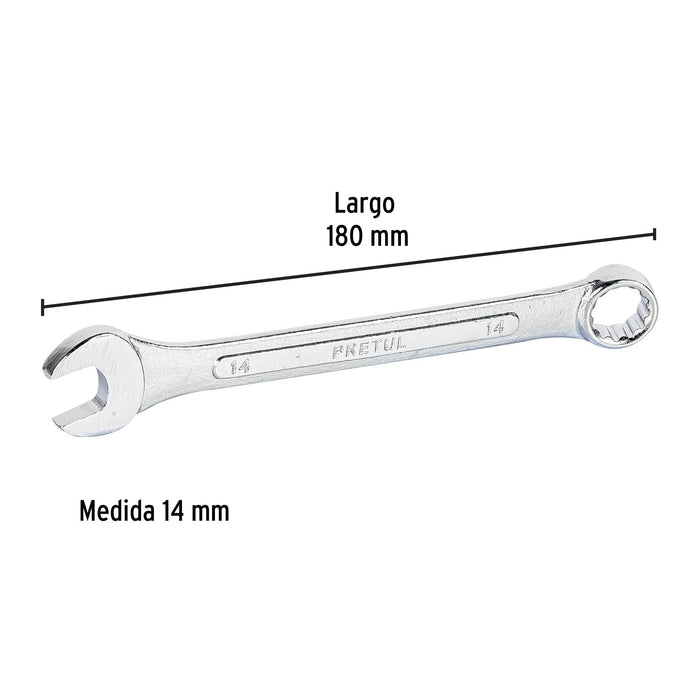 Llave mixta 14 mm Pretul - 2