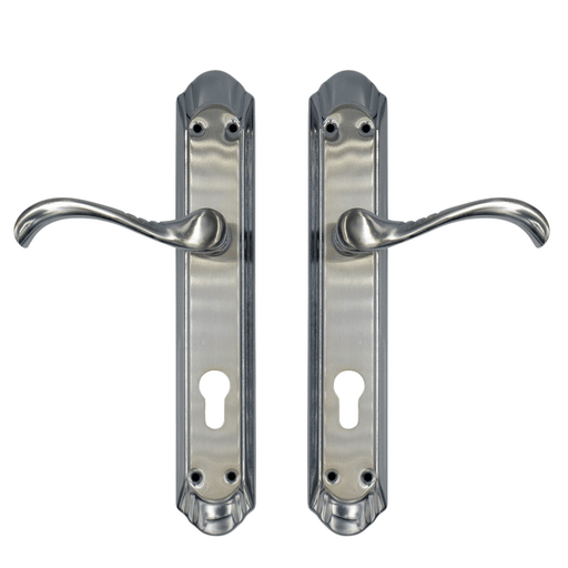 Manija de puerta de madera interior galassia acerado Spainox