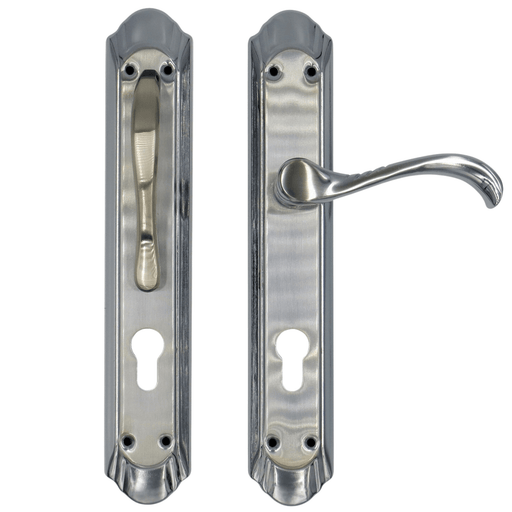 Manija para puerta principal galassia acerado derecha Spainox