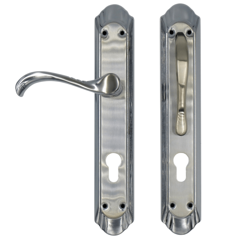 Manija para puerta principal galassia acerado izquierda Eurolock