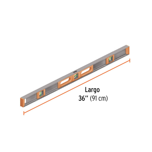 Nivel de mano 36" Truper