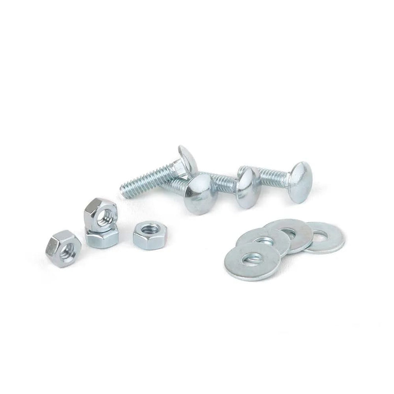 Perno cabeza coche + tuerca + arandela 1/4x1" x unidad