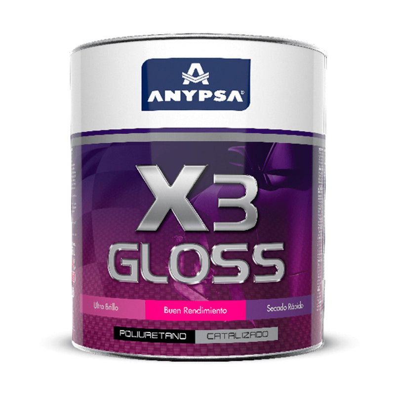 Pintura gloss rojo oxido Anypsa