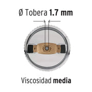 Pistola para pintar gravedad 1.7 12129 Truper - 2