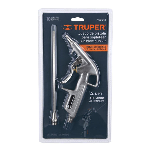 Pistola para sopletear 2 boquillas Truper - 1