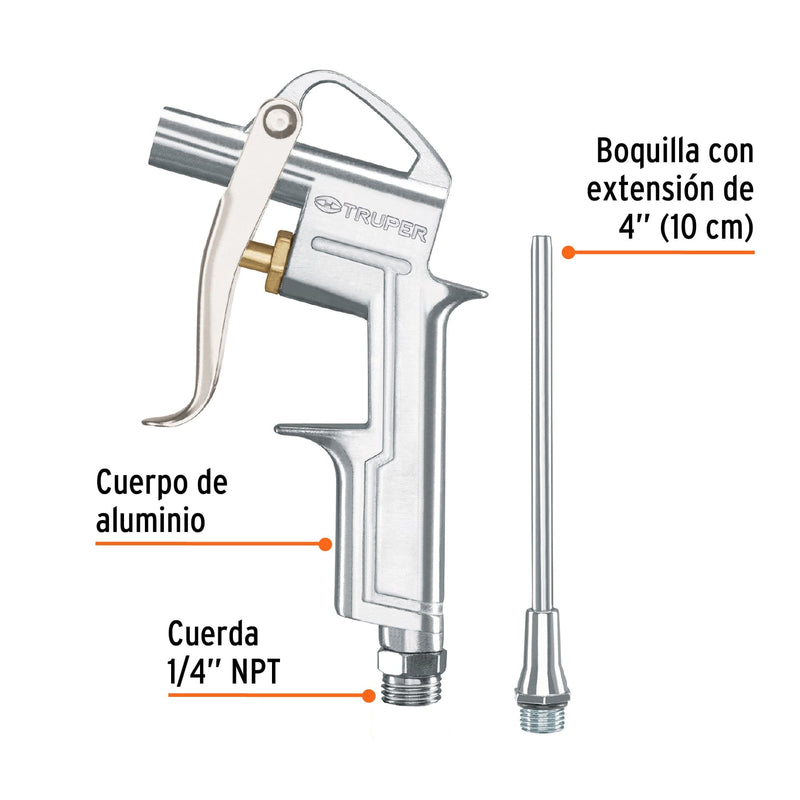 Pistola para sopletear con extension Truper - 2