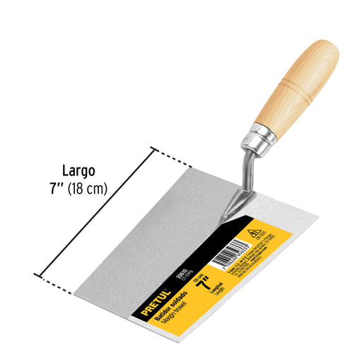 Plancha de batir 7" Pretul