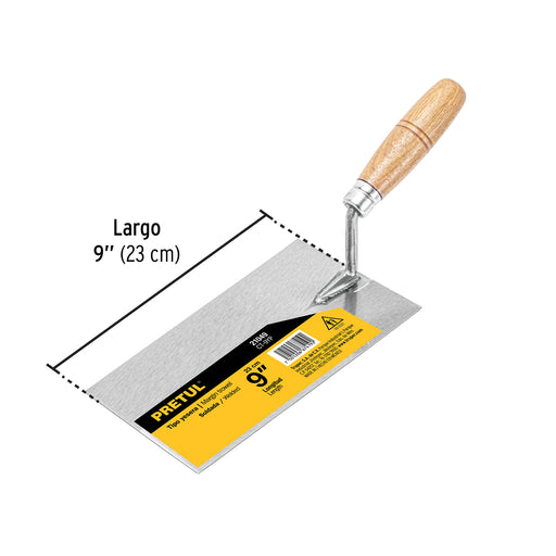 Plancha para batir mezcla 9" Pretul