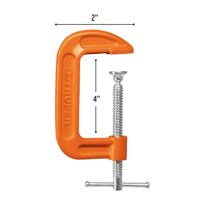 Prensa tipo C 4" Truper