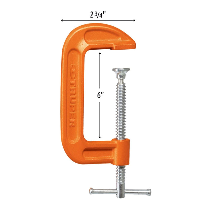 Prensa tipo C 6" Truper