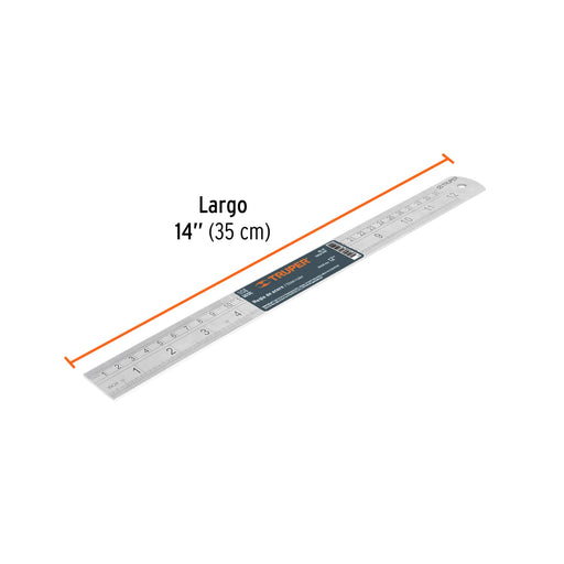 Regla de acero 30 cm Truper