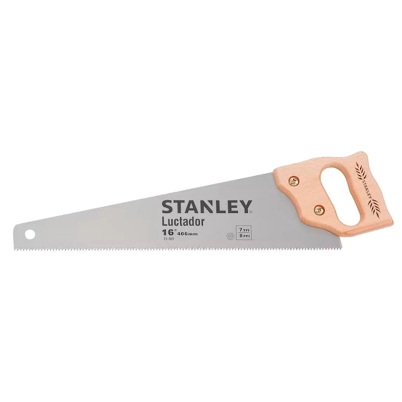 Serrucho para madera luctador 16" Stanley