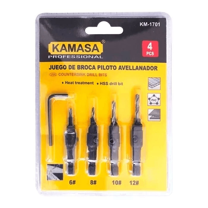 Set brocas avellanadoras Kamasa