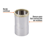 Sierra copa diamantada 1" Truper - 1