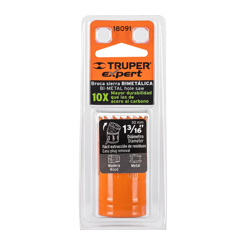Sierra copa para metal 1-3/16" Truper