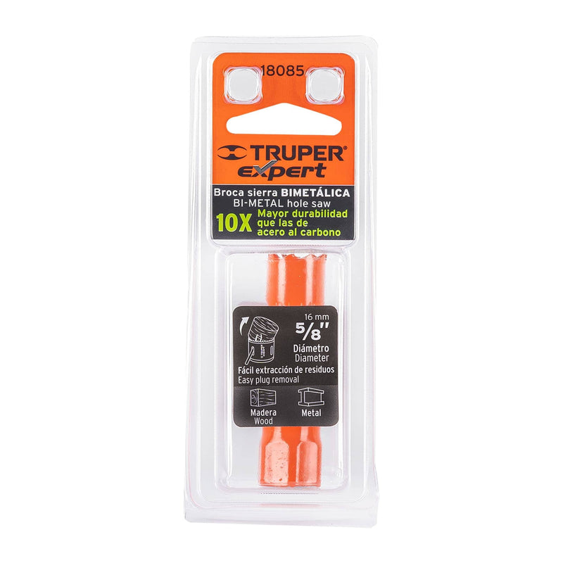 Sierra copa para metal 5/8" Truper