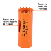 Sierra copa para metal 7/8" Truper