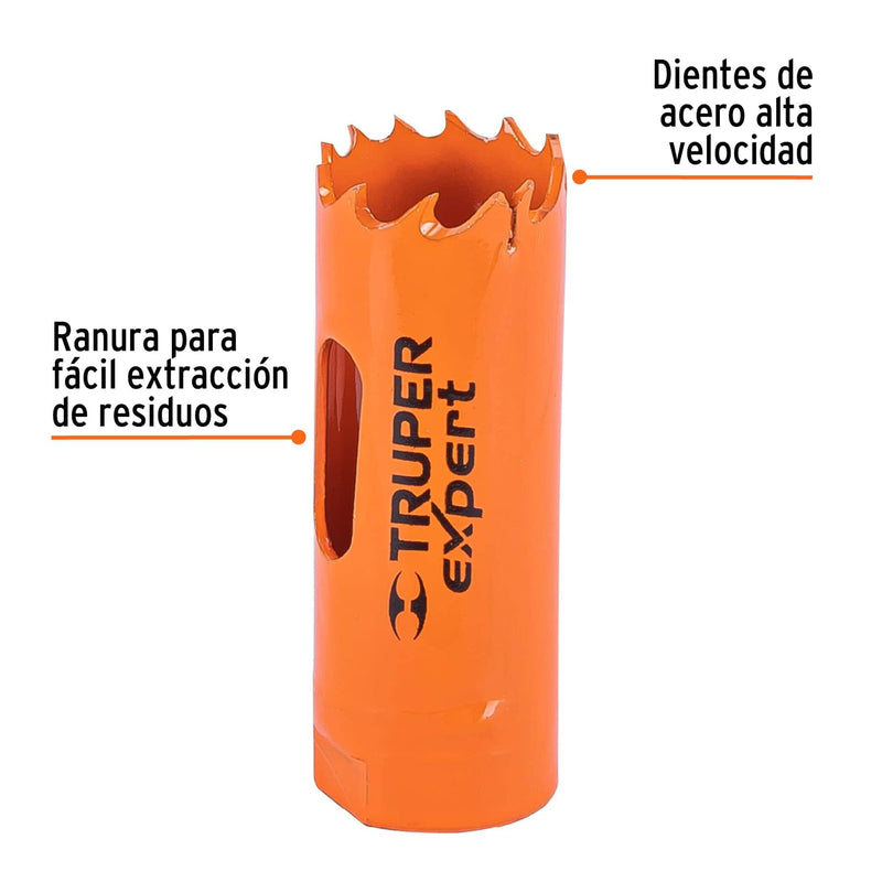 Sierra copa para metal 7/8" Truper