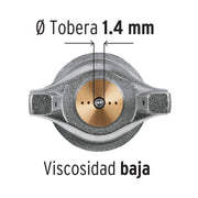 Soplete para pintar gravedad 1.4 LVMP 11095 Truper - 2