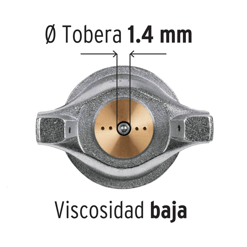 Soplete para pintar gravedad 1.4 LVMP 11095 Truper - 2