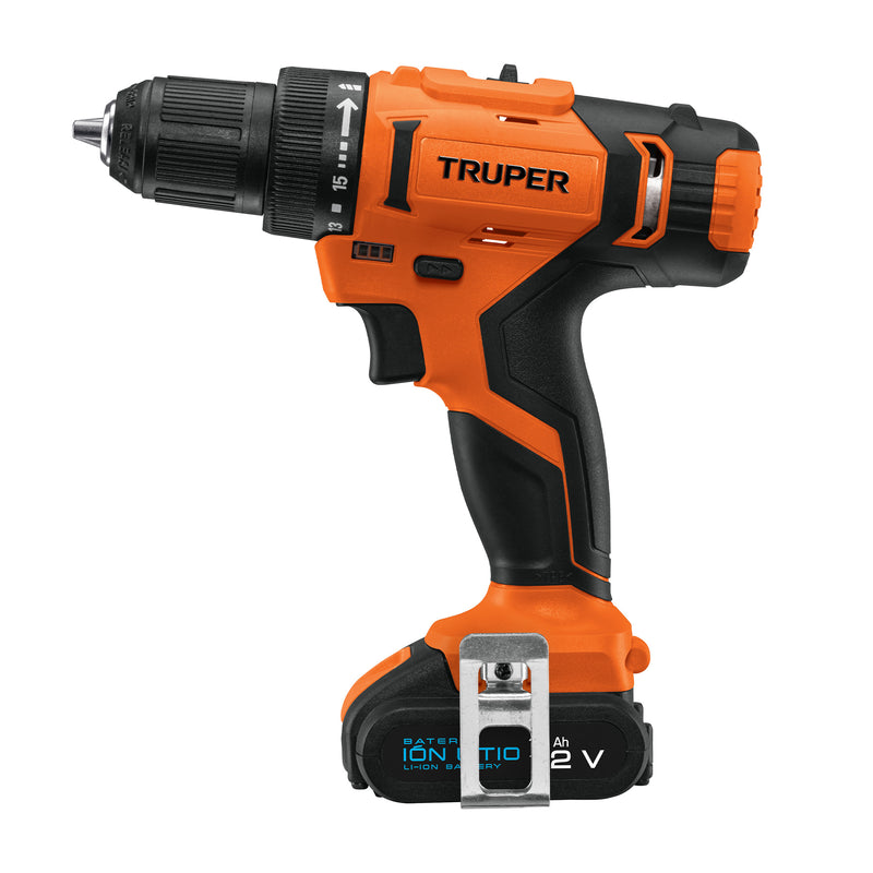 Taladro inalambrico 3/8" 12V Truper