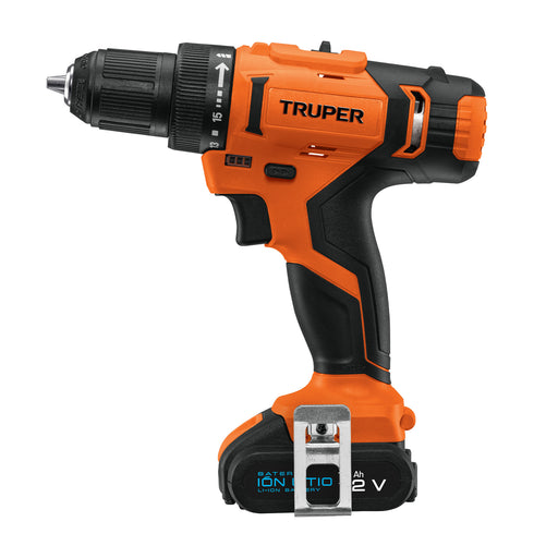 Taladro inalambrico 3/8" 12V Truper