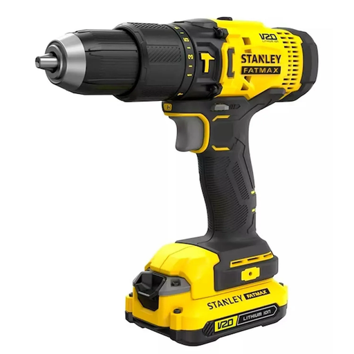 Taladro percutor inalambrico 1/2" 20V Stanley