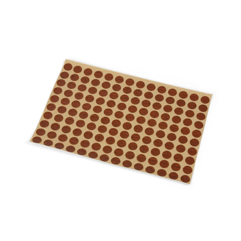 Tapa tornillo adhesivo para melamina cedro por 140 unidades