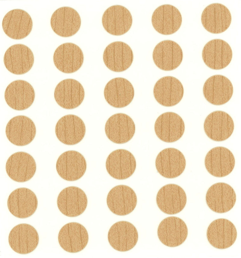 Tapa tornillo adhesivo para melamina maple por 140 unidades