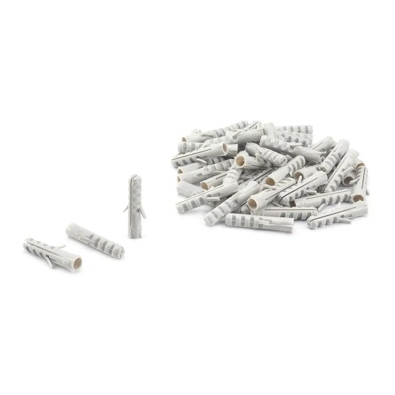 Tarugo fischer gris 6mm x 100 unidades