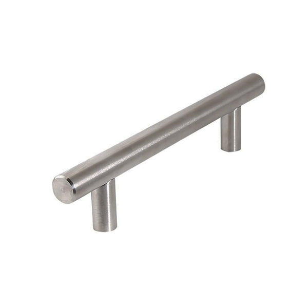 Tirador de manija recto liviano acero inoxidable 128x12mm