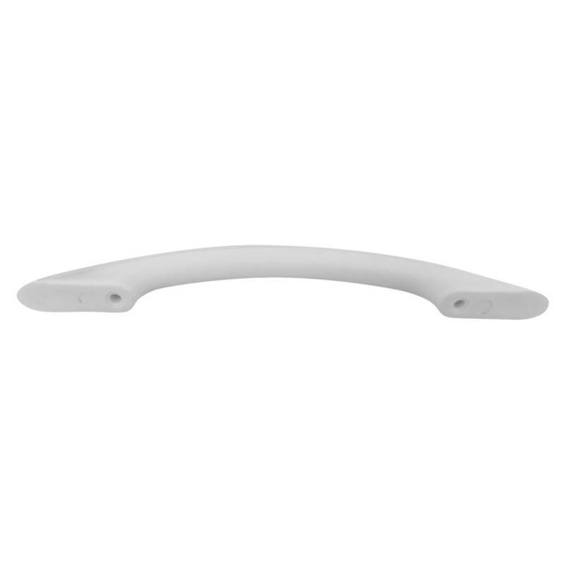 Tirador de plastico ovalado grande blanco