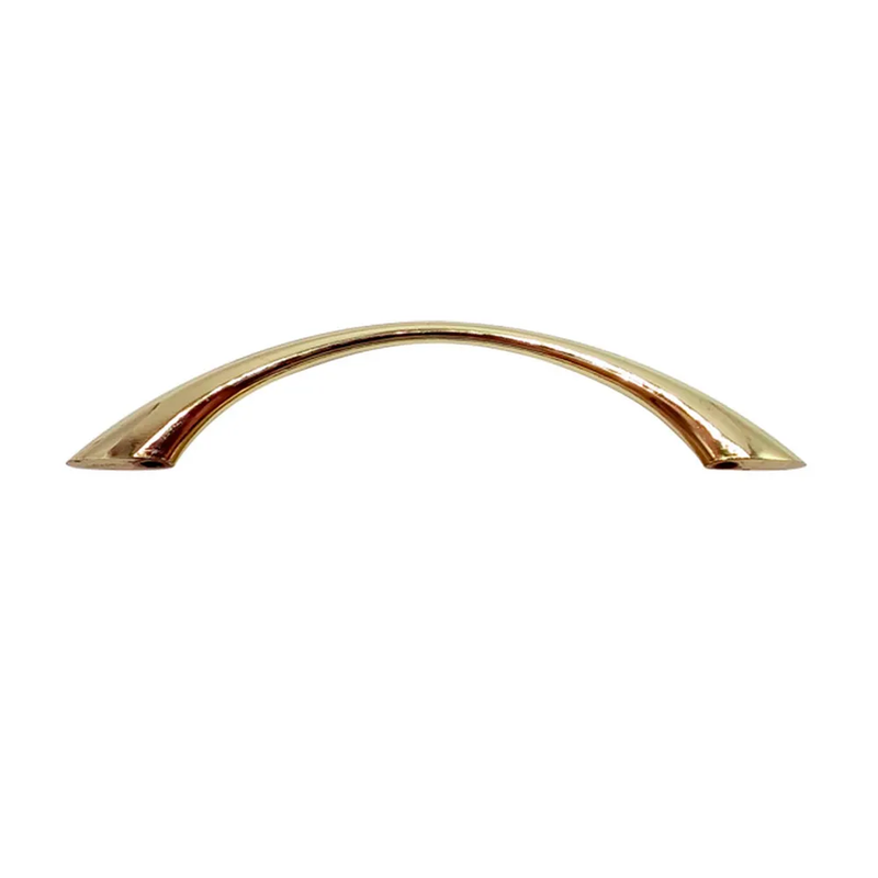 Tirador de plastico ovalado grande bronceado