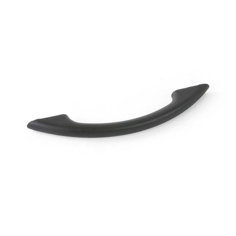 Tirador de plastico ovalado pequeño negro
