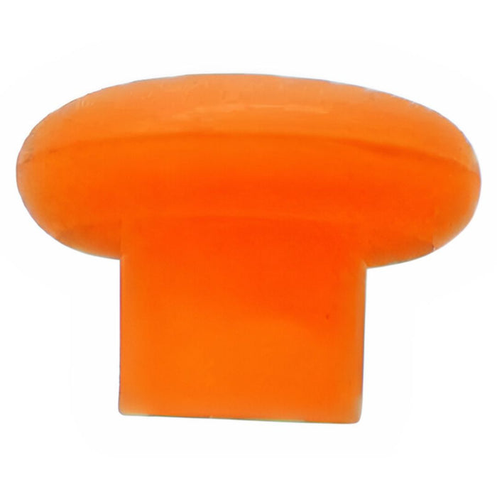 Tirador de plastico perilla grande naranja