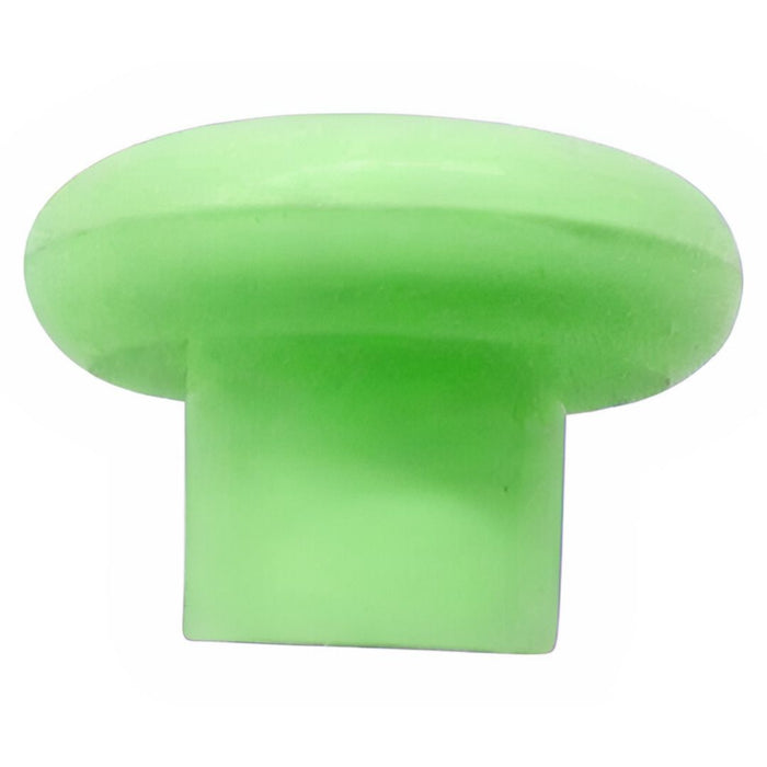 Tirador de plastico perilla grande verde