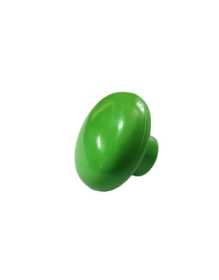 Tirador de plastico perilla grande verde limon
