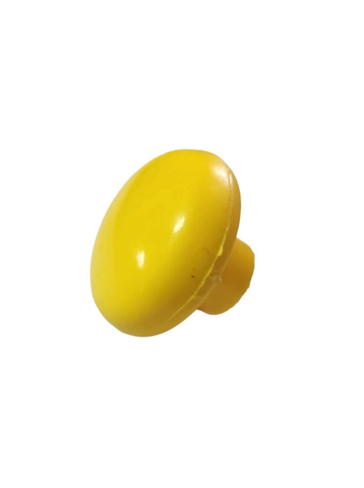 Tirador de plastico perilla grande amarillo