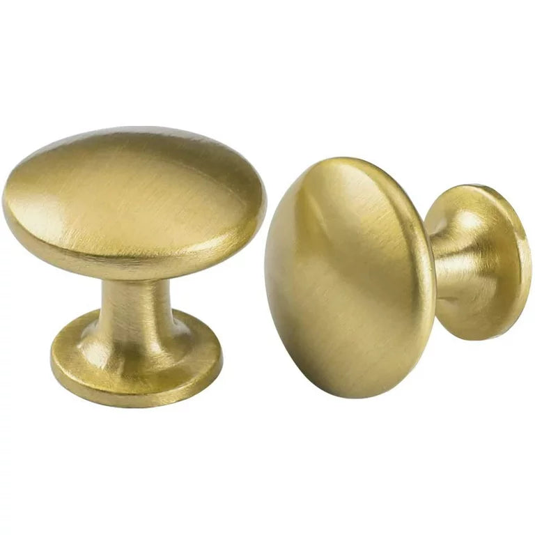 Tirador para mueble dorado 28mm