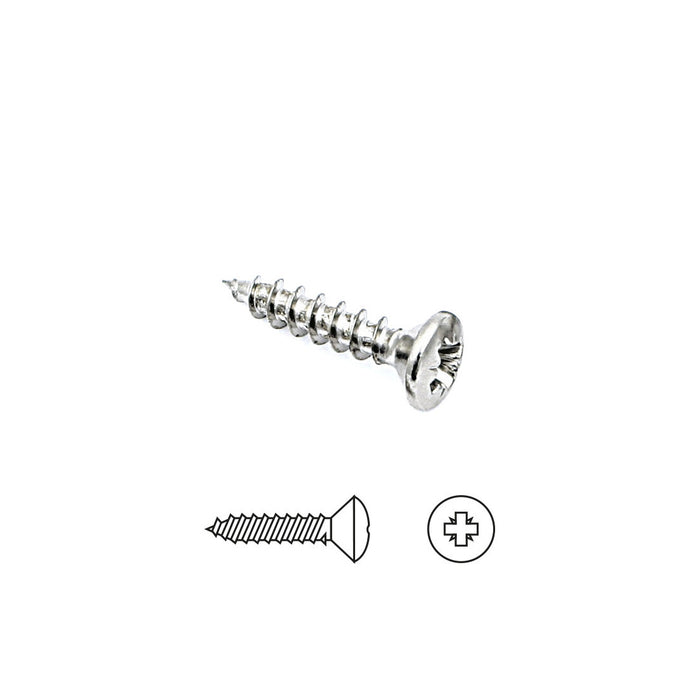 Tornillo gota de sebo 3.5x17mm x 100 unidades