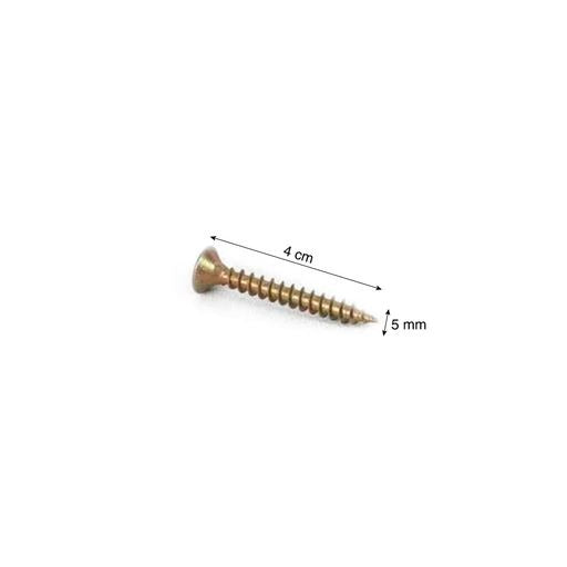 Tornillo para madera 5.0x40mm x 100 unidades