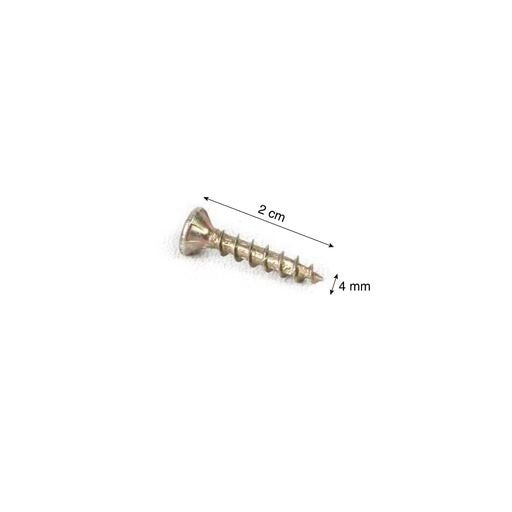 Tornillo para melamina 4.0x20mm x 100 unidades